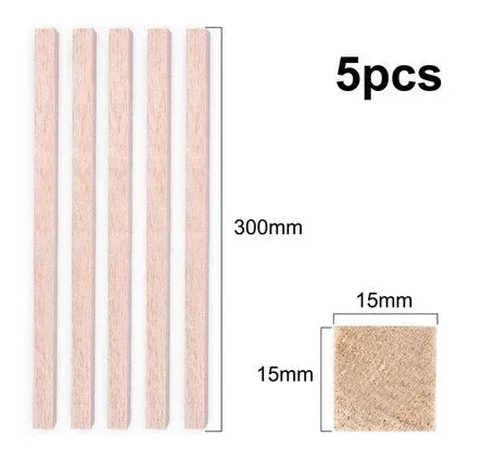 Balsa Hout 15x15 mm 30cm 5 stuks