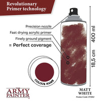 Base Primer - Matt White (400ml) CP3002 The Army Painter