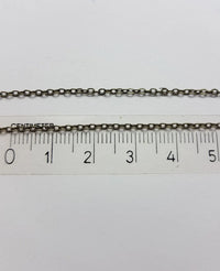 Schakel Ketting Antique Bronze 1.5 mm 5 mtr