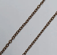 Schakel Ketting Antique Copper 2.0 mm 5 mtr