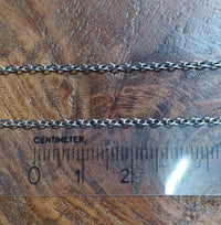 Schakel Ketting Zilver Wit 1,5 mm 5 mtr
