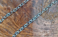 Schakel Ketting Zilver Wit 2.5 mm 5 mtr