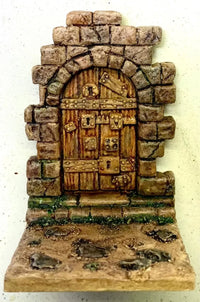 Ruine met deur (extra sloten)