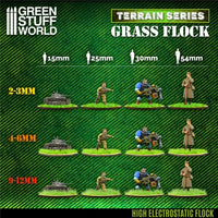 Static Grass Flock 2-3mm - SCORCHED BROWN - 200 ml 11147