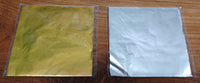 Goud Zilver folie 9x9cm 100 vel