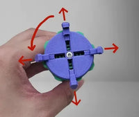 Miniatuur Schilder Handgreep voor Bases Zwart