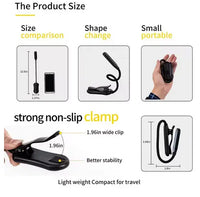 Mini Ledlamp met klem 6500K