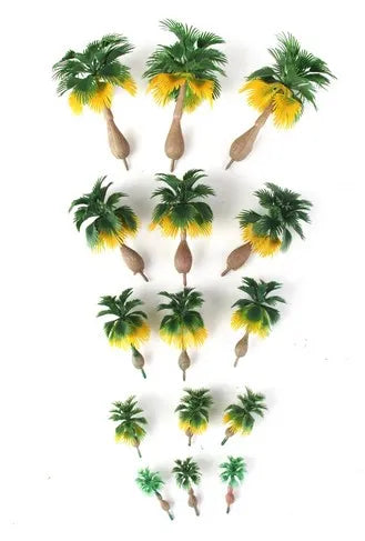 Palmbomen 15 stuks div lengte