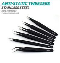 Pincet set 6 delig