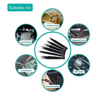 Pincet set 6 delig