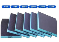 6 Stuks Schuurpons Korrelgrootte 60/80/100/180/240/320