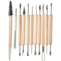 Sculpting Tools 11 delig (hout)