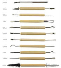 Sculpting Tools 11 delig (hout)