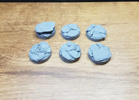 Slate 25mm Round Bases 6 stuks Star Wars