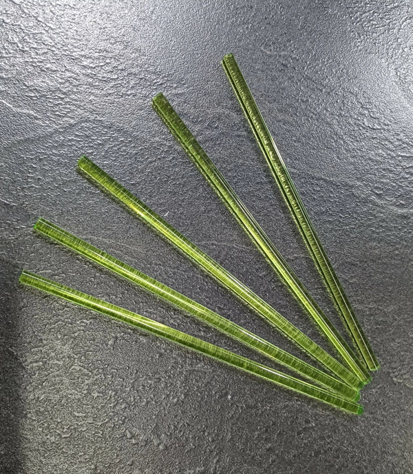 Tube Acryl 10 cm x 3mm Groen 5 stuks