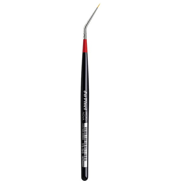 da Vinci Micro Maestro penseel Nr 15/0 korte steel Synthetische fijnepunt Serie Schuin V175