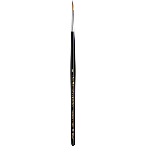 da Vinci Maestro Puntpenseel Nr 1 voor Aquarelverf met lange steel Serie 35