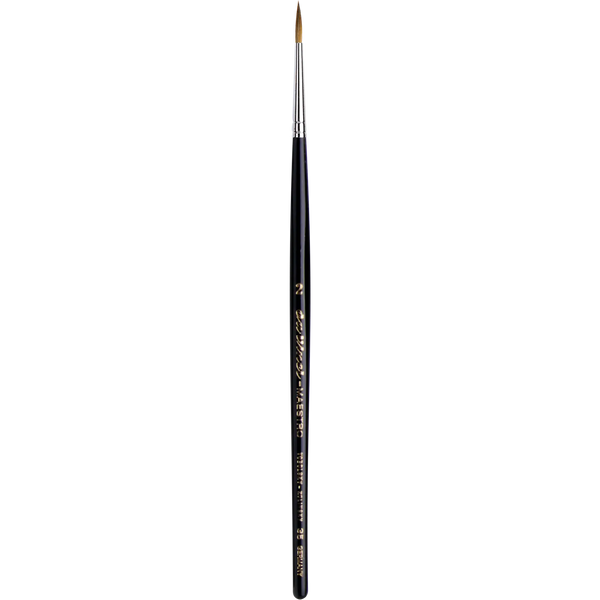 da Vinci Maestro Puntpenseel Nr 2 voor Aquarelverf met lange steel Serie 35