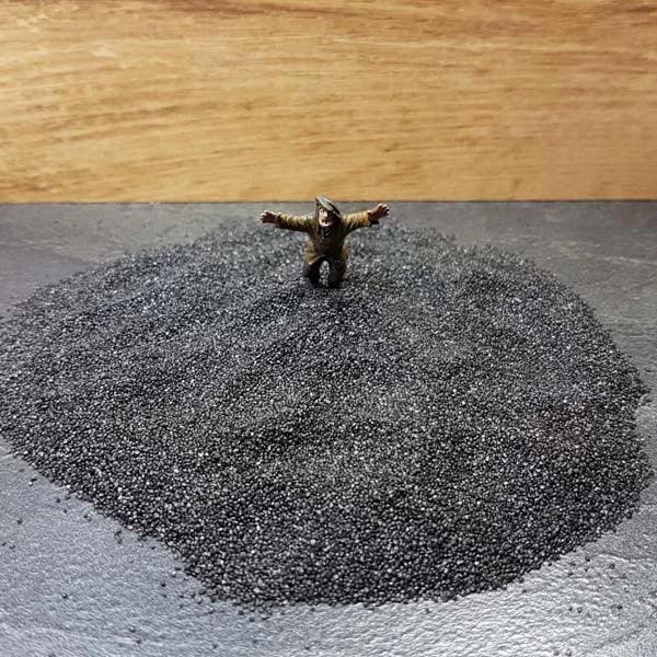Zand: Zwart 100 gram