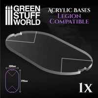 Acrylic Bases -   Oval Pill 100x175 mm (Legion) 10753