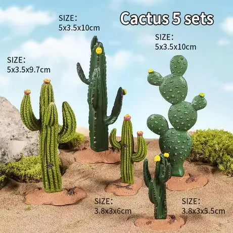 Cactus Set 5 stuks