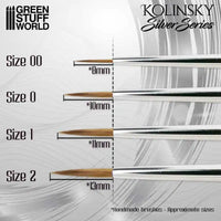 SILVER SERIES 2353 Kolinsky Brush -  Size 0