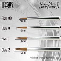 SILVER SERIES 3531 Kolinsky Brush (S) -  Size 2