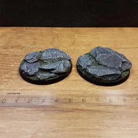 Slate 50mm Round Bases 2 stuks