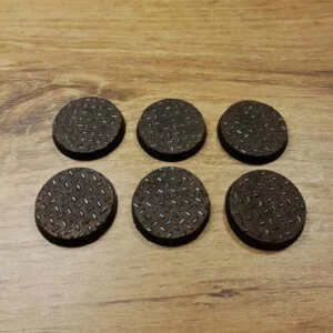 warhammer checkerplate 25mm bases