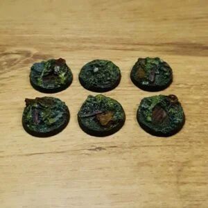 25 mm Nurgle Bases Scenery en Zo