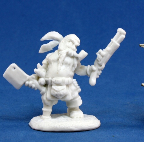Reaper Miniatures Gruff Grimecleaver, Dwarf Pirate