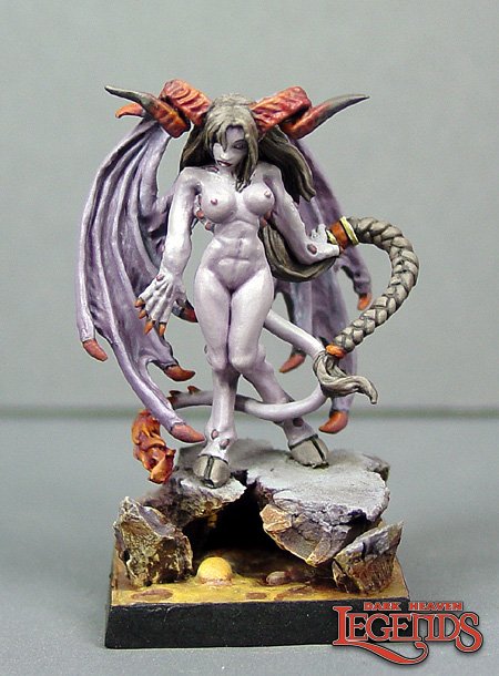 Female Demon 1 Virina Miniature Reaper Miniatures RPR77067 