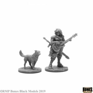 Reaper Miniatures Isobael the Bard and Rufus 44114