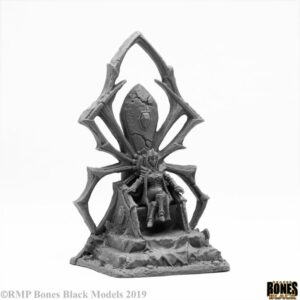Reaper Miniatures Dark Elf Queen on Throne 44090