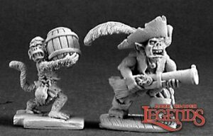 Reaper Miniatures Goblin Pirate and Powder Monkey 03211