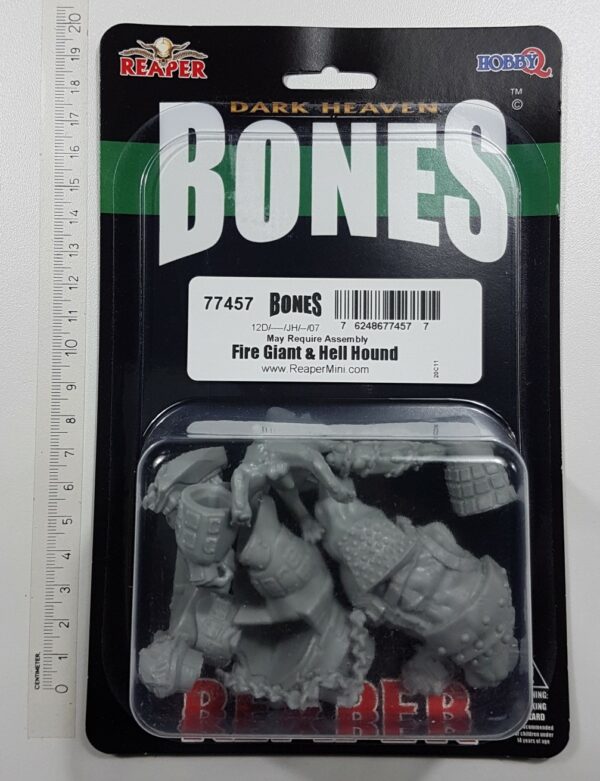 Reaper miniatures Fire Giant Huntsman with Hell Hound 77457