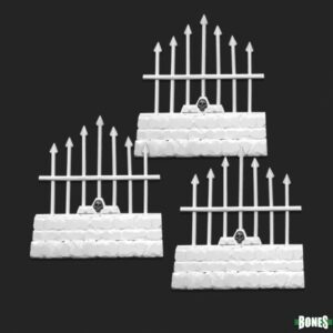 Reaper Miniatures Graveyard Short Fences (3) 77530