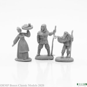 Reaper Miniatures Townsfolk I (3) 77665