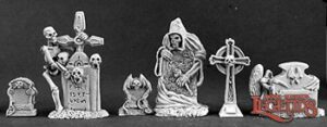 Reaper Miniatures Tombstone (6) 03122 (metal)