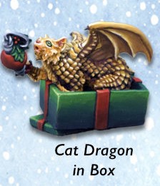Cat Dragon in Box (metal) Limited Edition