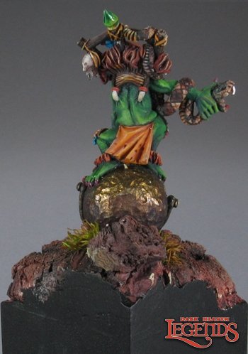 Reaper Miniatures Ghoul Witch on Cauldron 03453 (metal)