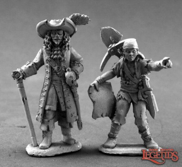 Reaper Miniatures Pirate Lord and Cabin Boy 03635 (metal)