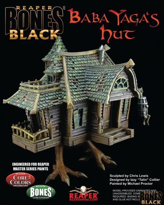 Reaper Miniatures Baba Yaga's Hut - Bones Black Deluxe Boxed Set