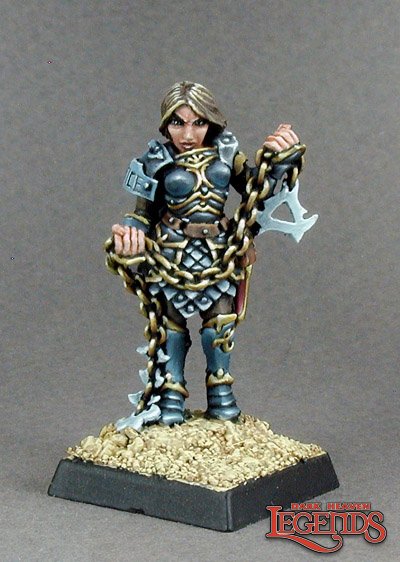 Reaper miniatures Rasia, with Spiked Chain 02823 (metal)