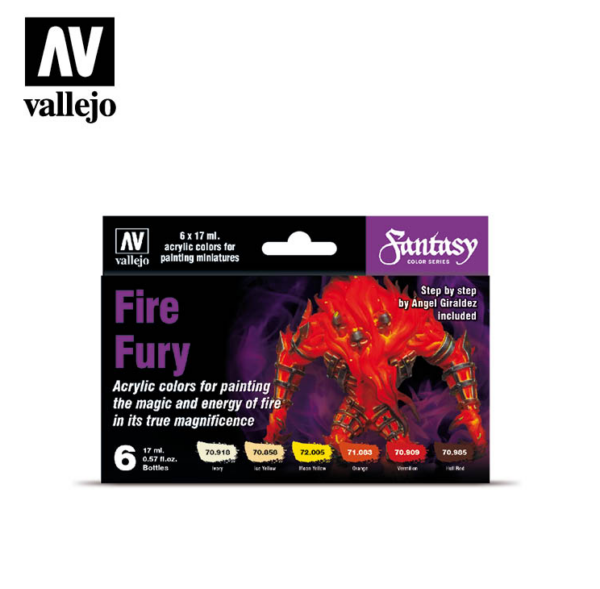 Vallejo Fire Fury set 70.243