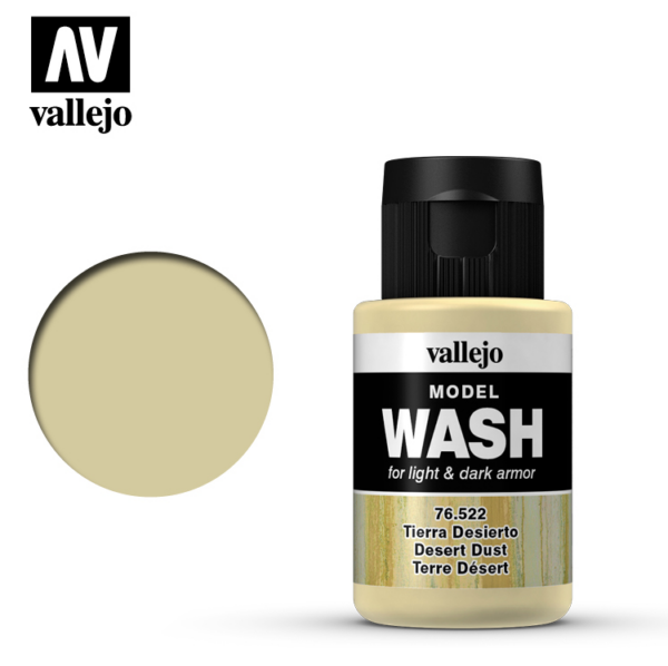 Vallejo Desert Dust Model Wash 76.522