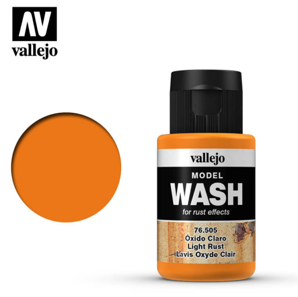 Vallejo Light Rust Model Wash 76.505