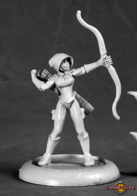 Reaper Miniatures Silver Marksman, Super Heroine 50215