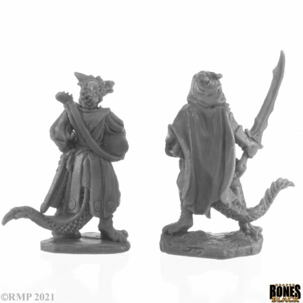 Reaper Miniatures Dragonfolk Bard and Thief 44145