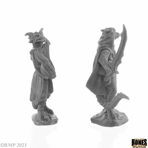 Reaper Miniatures Dragonfolk Bard and Thief 44145